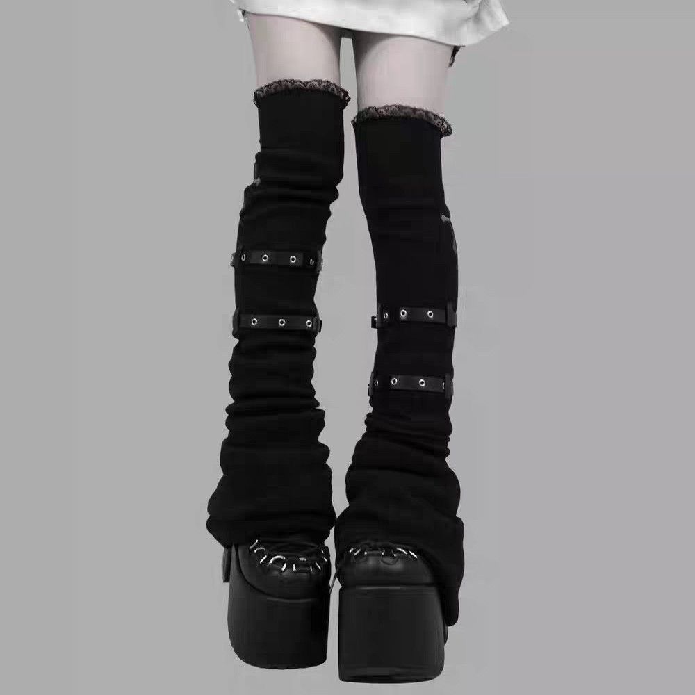 Vintage Fashion Subculture - ถุงเท้าสั้นสไตล์วินเทจ Y2K Spicy Girls สำหรับผู้หญิง ฤดูใบไม้ร่วง