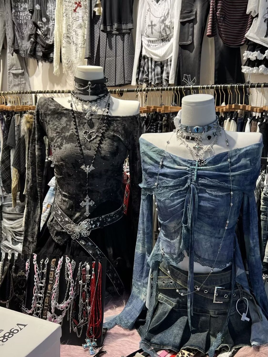 Vintage Fashion Subculture - สตรีทแวร์ Y2K ซับคัลเจอร์เสื้อยืดพิมพ์ลายผู้หญิงเกาหลีแขนสั้นพังก์วินเทจลำลองหลวมๆเก๋แฟชั่นเสื้อยืดท็อปส์