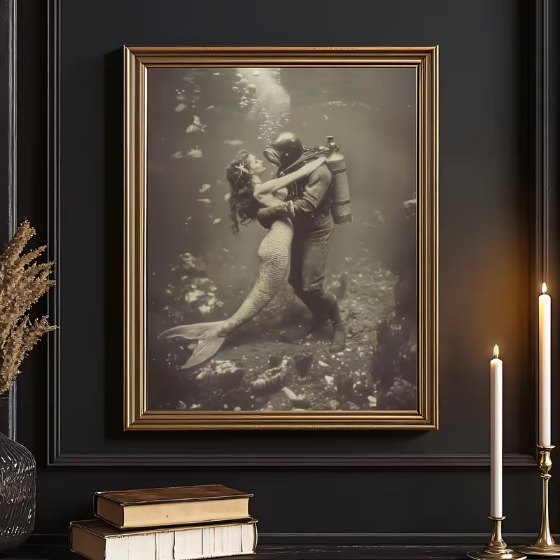 2D แบน, 2D แบน, ภาพวาดศิลปะแฟช - Vintage Fashion Prints For Wall บทวิจารณ์และราคา