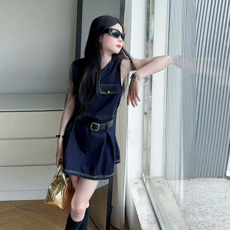 สไตล์เด็กแฟชั่น DENIM ชุดบอดี้ - Vintage Fashion Girl บทวิจารณ์และราคา