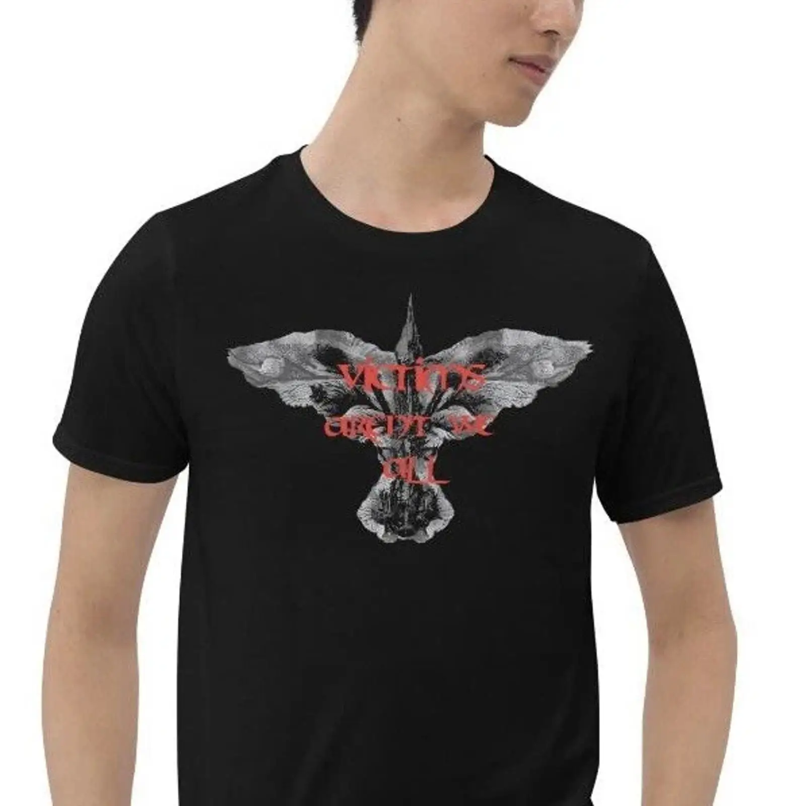 เสื้อยืดวินเทจลายโกธิคแนวสยองข - Vintage Fashion Victim Shirt บทวิจารณ์และราคา