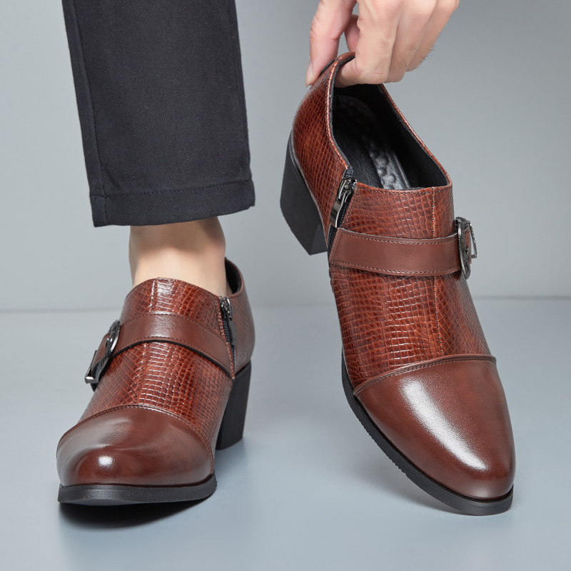 สไตล์วินเทจผู้ชายรองเท้าส้นสูง - Vintage Fashion Style Men บทวิจารณ์และราคา