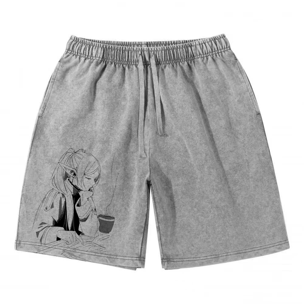 อะนิเมะ Frieren กางเกงขาสั้น V - Vintage Fashion Tv บทวิจารณ์และราคา