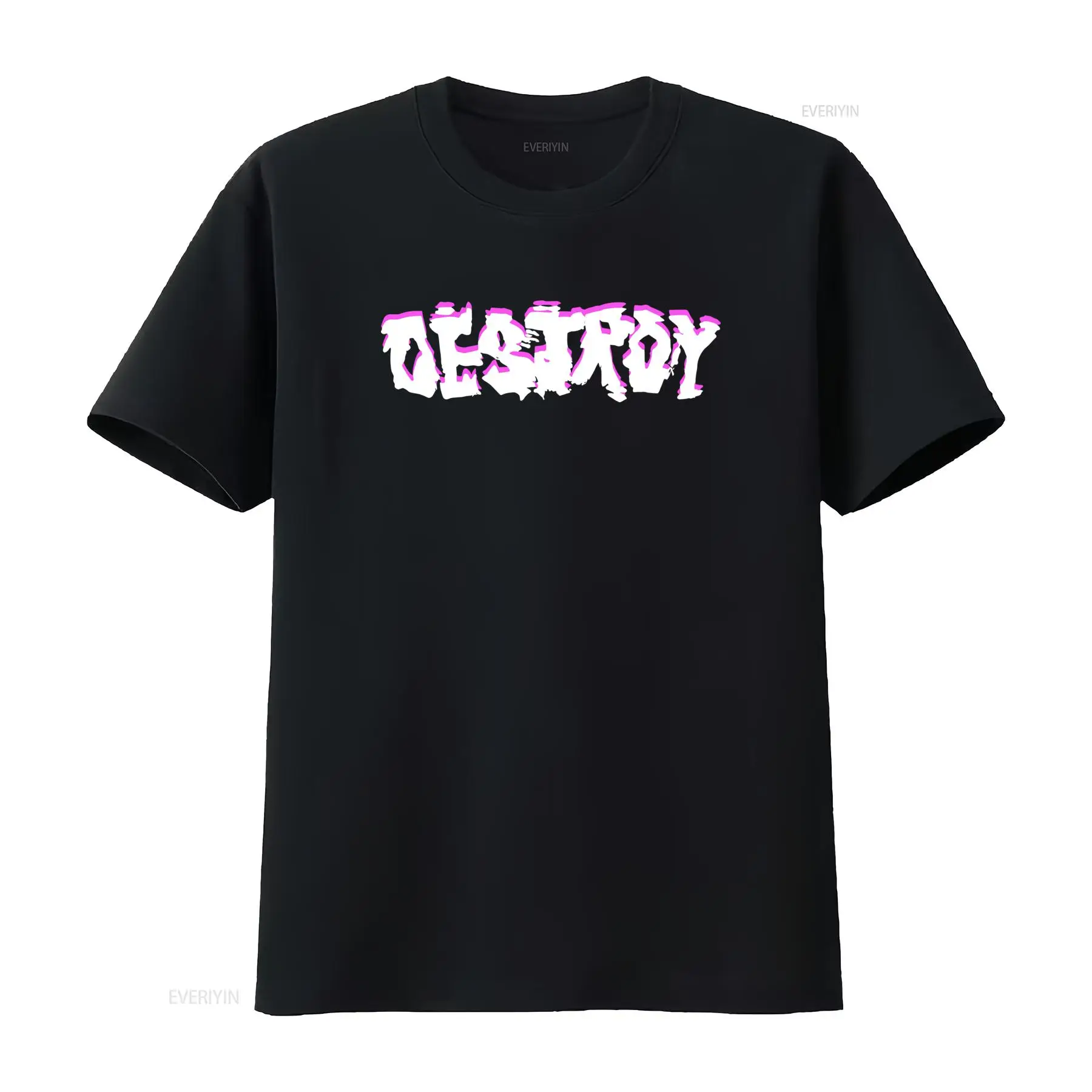 เสื้อยืด Destroy Punk T Shirt  - Vintage Fashion London บทวิจารณ์และราคา
