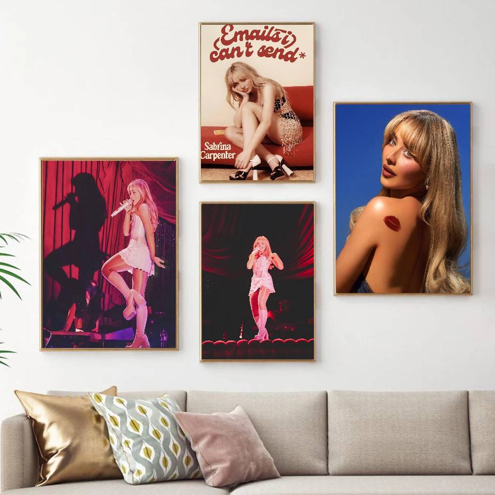 นักร้องแฟชั่น S-Sabrina C-Carp - Vintage Fashion Prints For Wall บทวิจารณ์และราคา