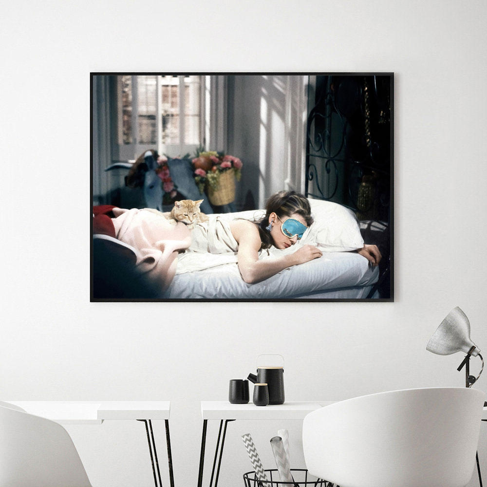Audrey Hepburn อาหารเช้าโปสเตอ - Vintage Fashion Prints For Wall บทวิจารณ์และราคา