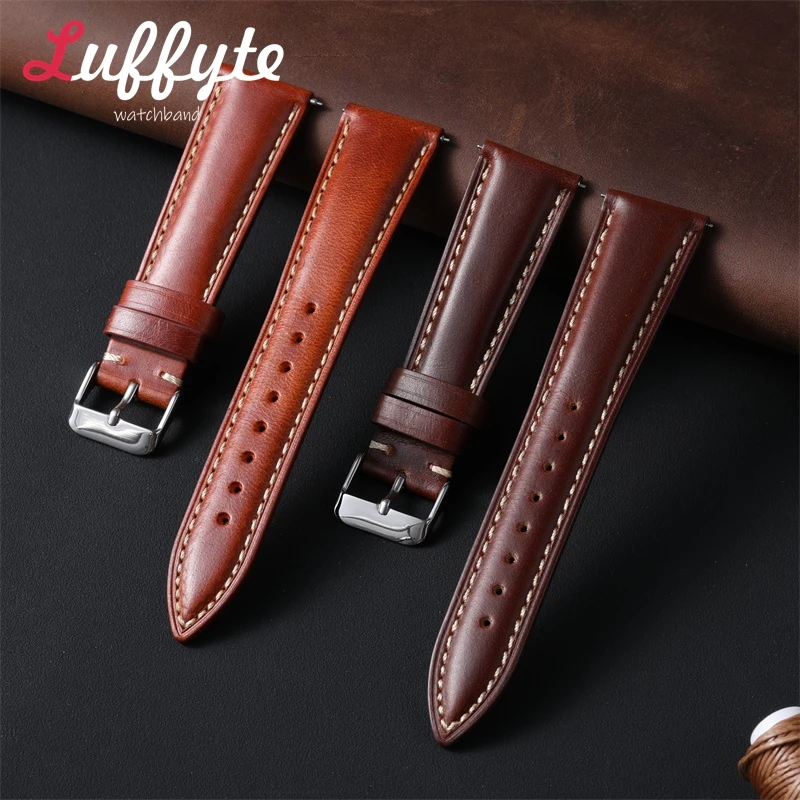 สายนาฬิกาหนังวินเทจเรโทรเคลือบ - Vintage Fashion Labels บทวิจารณ์และราคา