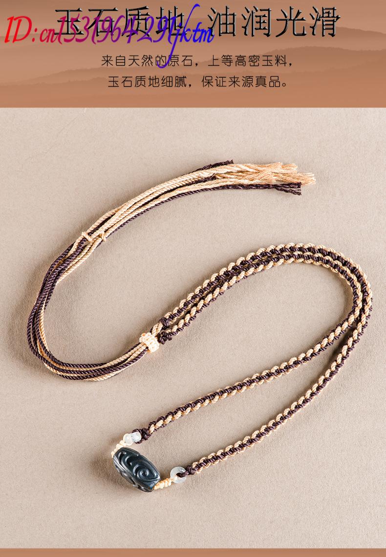หยกเหอเถียน จี้แกะสลัก สร้อยคอ - Vintage Fashion Jewelry Necklaces บทวิจารณ์และราคา
