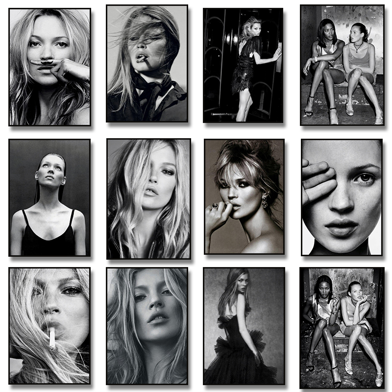 Vintage Retro การถ่ายภาพ Kate  - Vintage Fashion Prints For Wall บทวิจารณ์และราคา