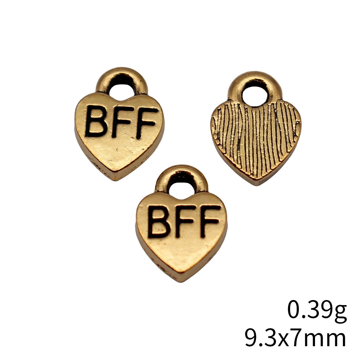 40 ชิ้น 9.3x7 มม. สีทองโบราณ B - Vintage Fashion Labels บทวิจารณ์และราคา