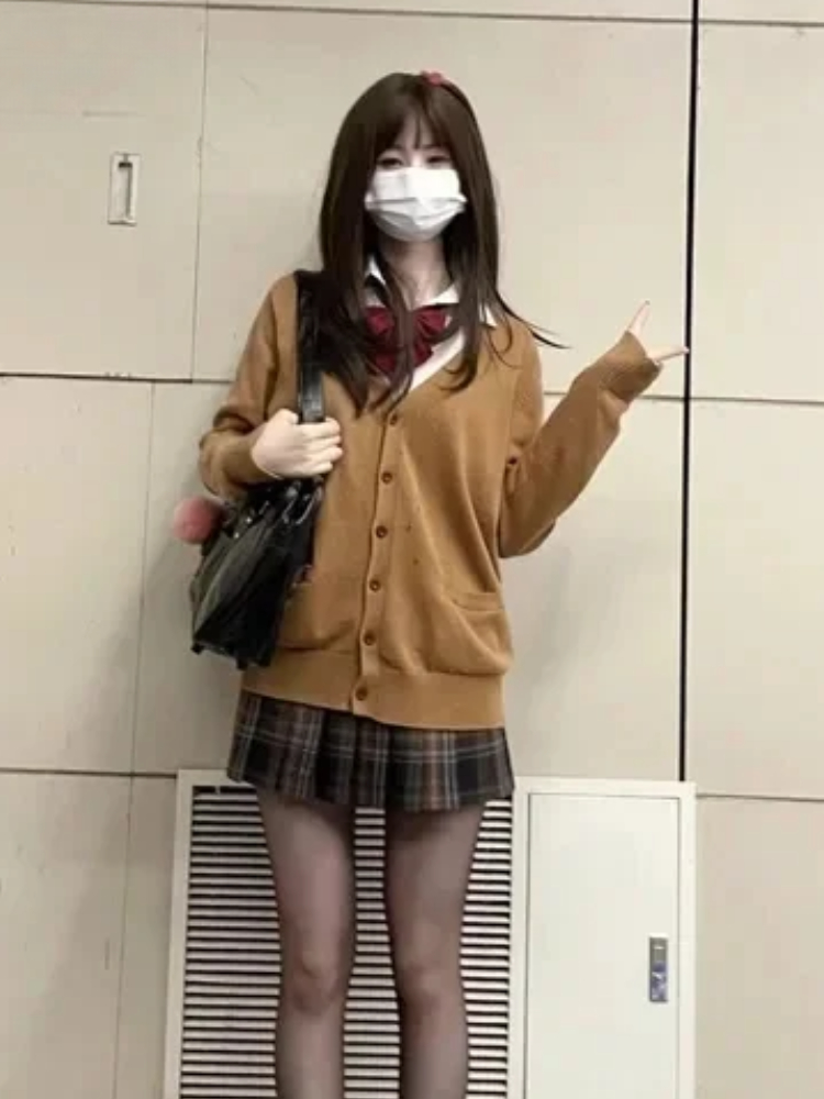 เสื้อคาร์ดิแกนไหมพรมแขนยาวสไตล - Crop Cardigan Vintage บทวิจารณ์และราคา