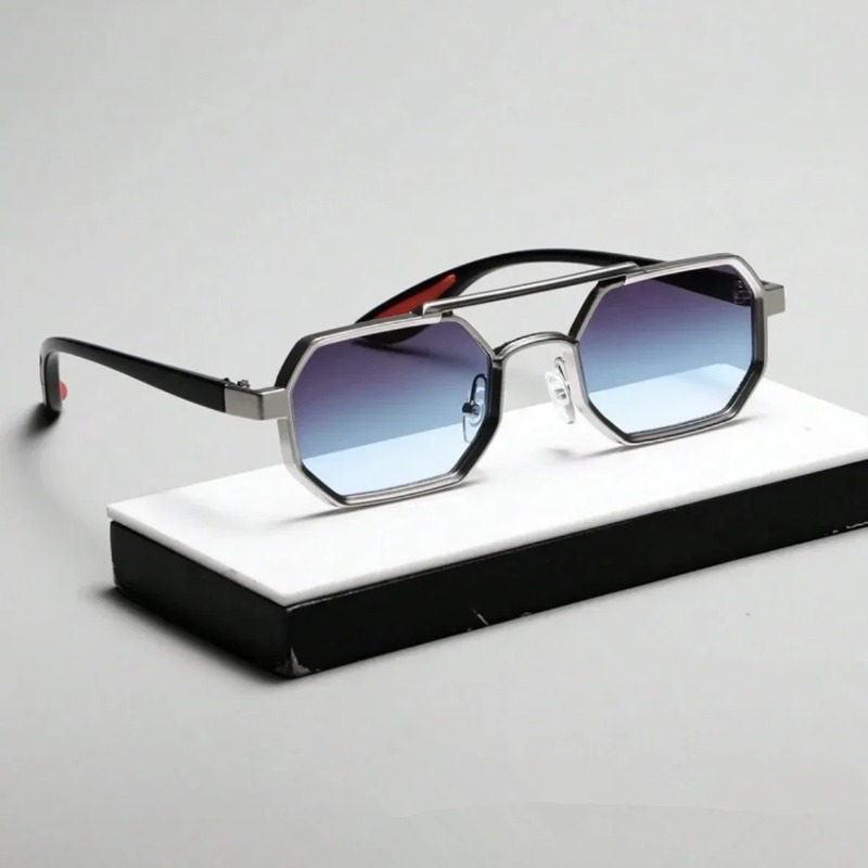 แว่นกันแดดทรงเหลี่ยมวินเทจสำหร - Vintage Fashion Style Men บทวิจารณ์และราคา