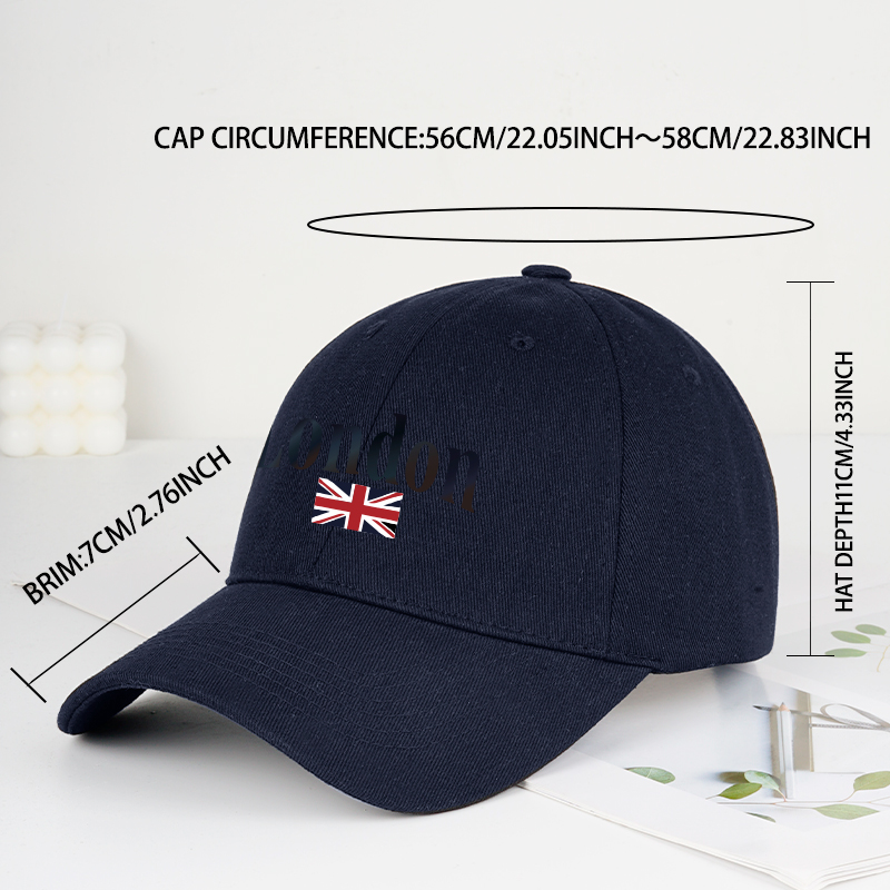 หมวกเบสบอลลายลอนดอนยูเนี่ยนแจ็ - Vintage Fashion London บทวิจารณ์และราคา