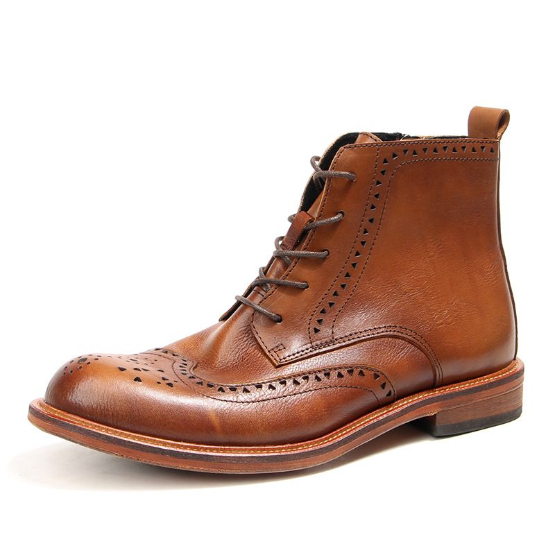 Vintage Mensข้อเท้ารองเท้าเชลซ - Vintage Fashion Style Men บทวิจารณ์และราคา