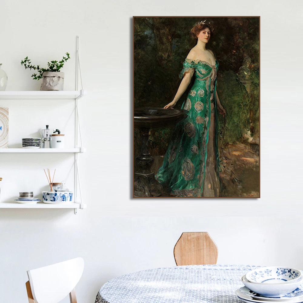 ภาพพิมพ์ผ้าใบสไตล์วินเทจ ภาพวา - Vintage Fashion Prints For Wall บทวิจารณ์และราคา