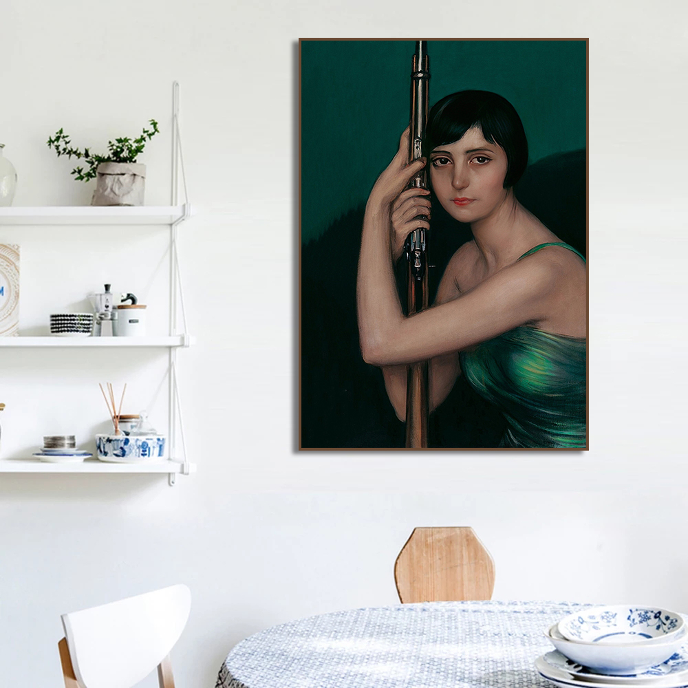 ภาพพิมพ์ผ้าใบสไตล์วินเทจ ภาพวา - Vintage Fashion Prints For Wall บทวิจารณ์และราคา