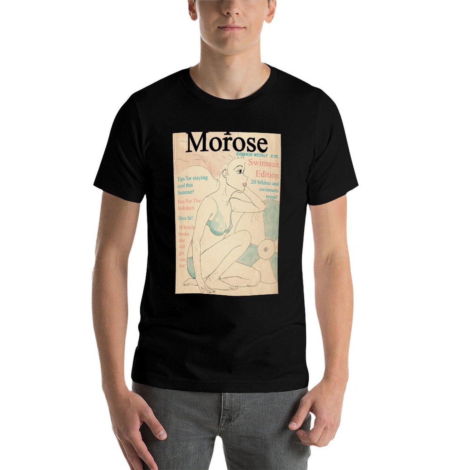 เสื้อยืดลายปกนิตยสารแฟชั่นเรโท - Vintage Fashion Magazine บทวิจารณ์และราคา
