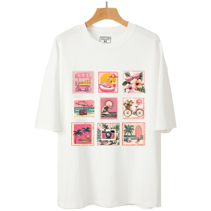 7 ซม.สีชมพู Retro แสตมป์ความร้ - Vintage Fashion Magazine บทวิจารณ์และราคา