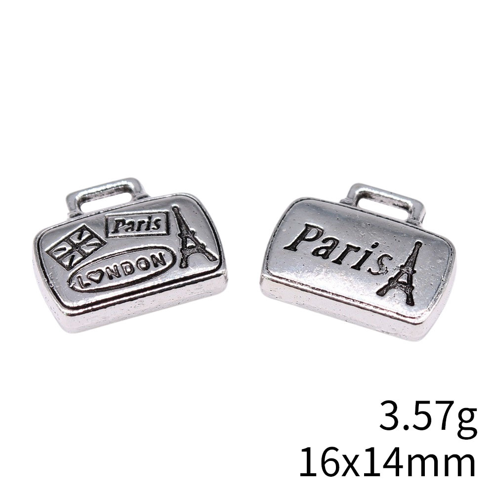 WYSIWYG 5ชิ้น16x14มม. สีเงินโบ - Vintage Fashion London บทวิจารณ์และราคา