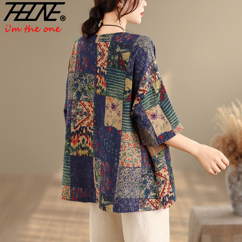 เสื้อผู้หญิงไซส์ใหญ่ THHONE แฟ - Vintage Fashion Fabrics บทวิจารณ์และราคา