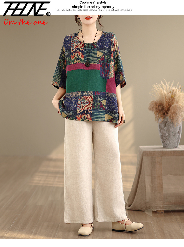 เสื้อผู้หญิงไซส์ใหญ่ THHONE แฟ - Vintage Fashion Fabrics บทวิจารณ์และราคา