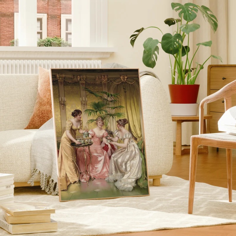 เรอเนซองส์ผู้หญิงภาพโปสเตอร์วิ - Vintage Fashion Prints For Wall บทวิจารณ์และราคา