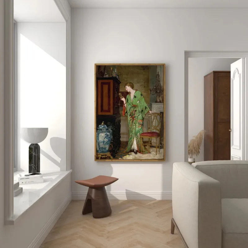 เรอเนซองส์ผู้หญิงภาพโปสเตอร์วิ - Vintage Fashion Prints For Wall บทวิจารณ์และราคา