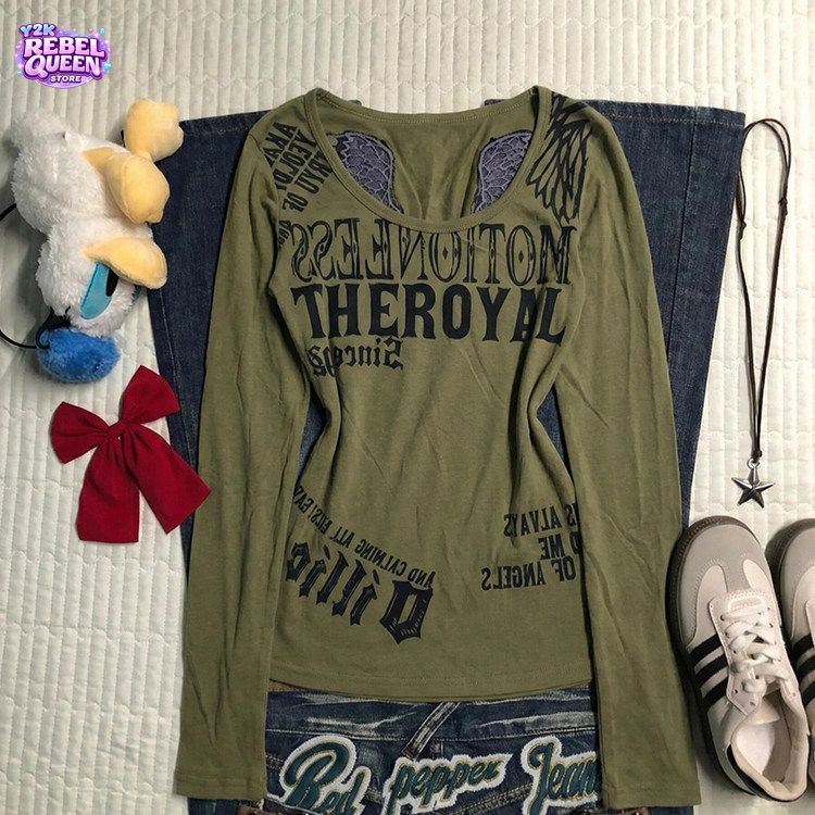 เสื้อยืดวินเทจสไตล์ Y2K พังก์  - Vintage Fashion Subculture บทวิจารณ์และราคา