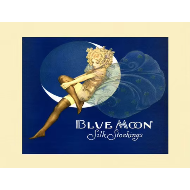 BLUE MOON Fairy ถุงน่องแฟชั่น  - Vintage Fashion Prints For Wall บทวิจารณ์และราคา