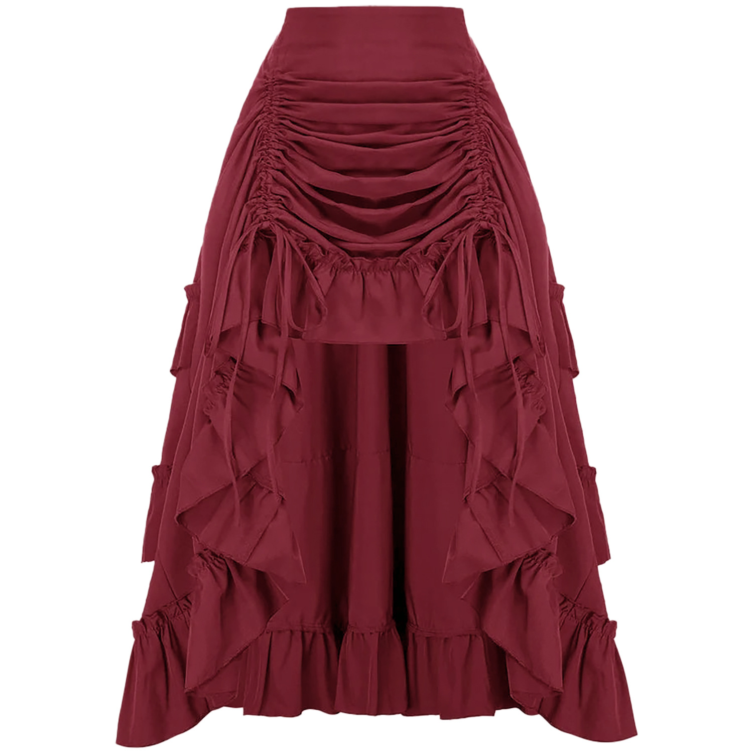 กระโปรงยาวทรงวิคตอเรียนเอวสูงแ - Vintage Fashion Fabrics บทวิจารณ์และราคา