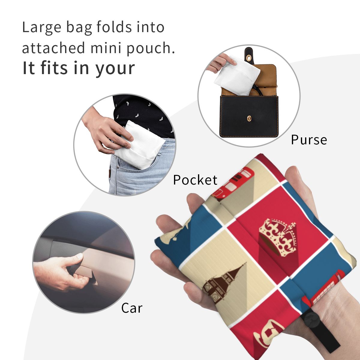 กระเป๋าสะพายไหล่ซื้อของชำลายธง - Vintage Fashion London บทวิจารณ์และราคา