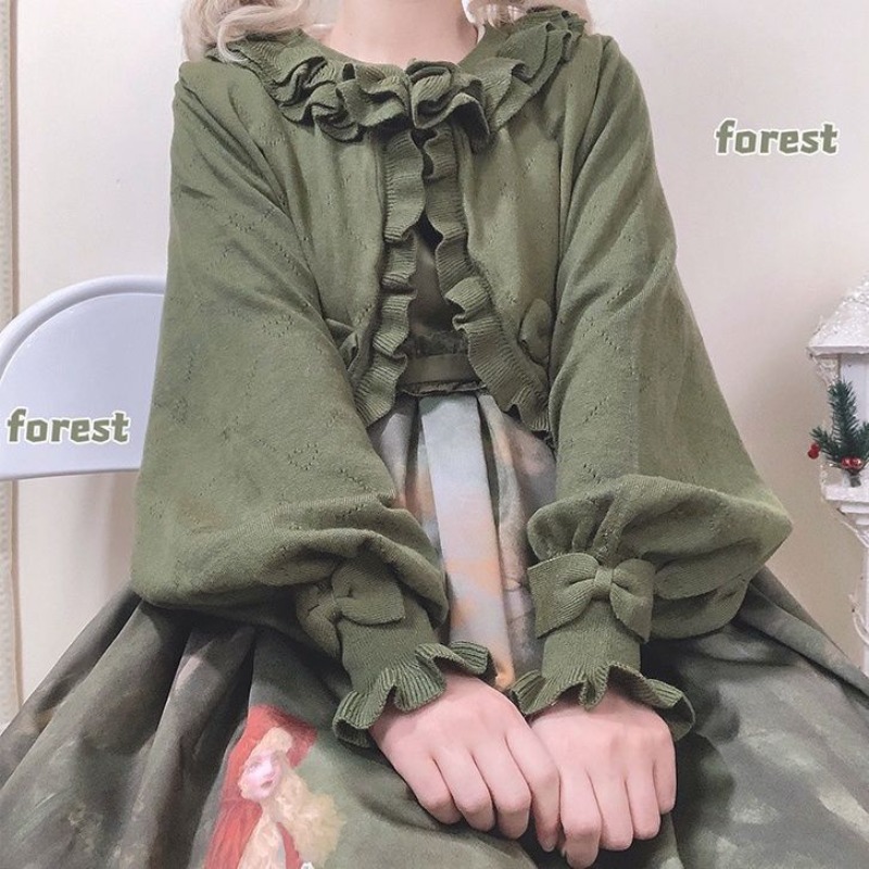 เสื้อคาร์ดิแกนถักลายหัวใจสไตล์ - Crop Cardigan Vintage บทวิจารณ์และราคา