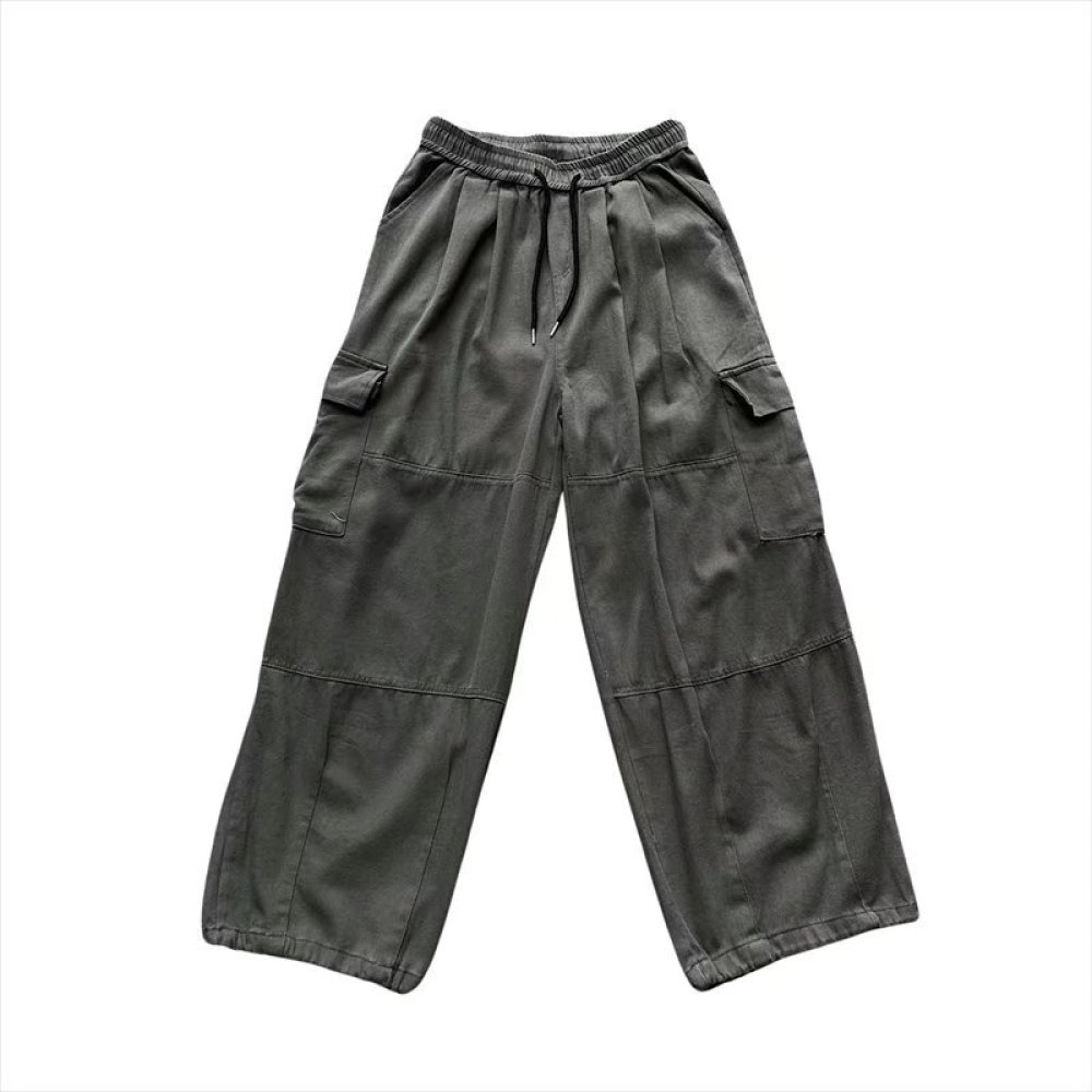 Japanese Streetwear Cargo Pant - Vintage Fashion Style Men บทวิจารณ์และราคา